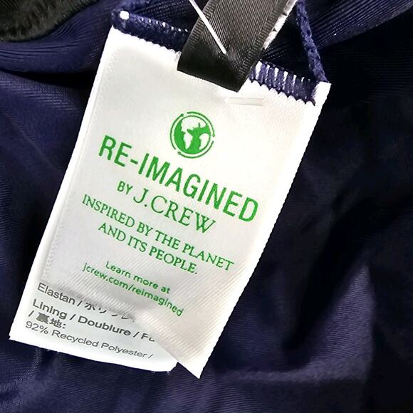 J Crew Swim 22 3X Blue One Piece Square Neck Ruched Bikini Coverage - Picture 3 of 14